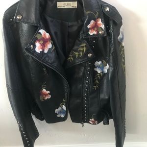 Awesome faux leather stunning and unique jacket